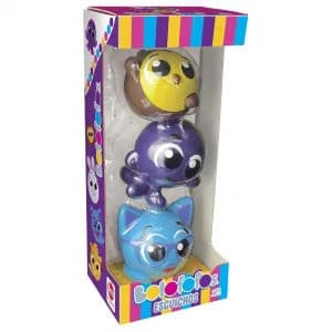 Bolas Esguicho Vinil Bolofofos Pip, Pow e Sophie
