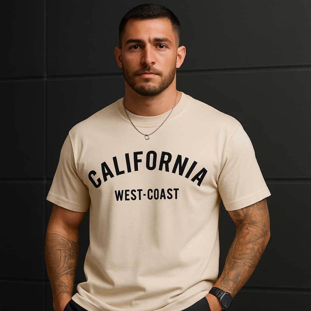Camiseta Oversized Streetwear Unissex California camiseta
