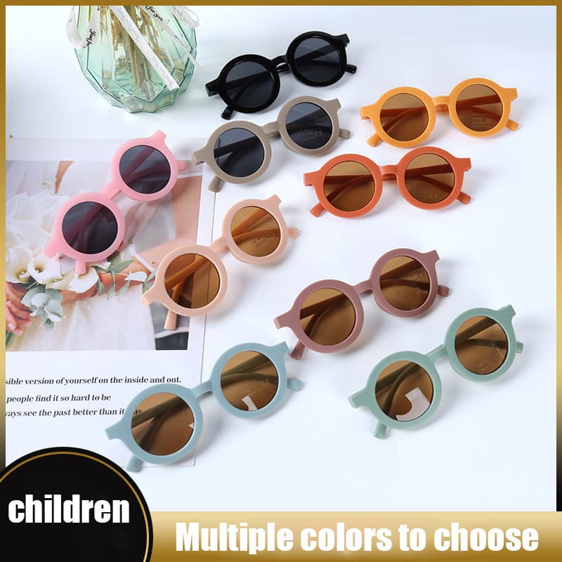 Óculos De Sol Infantis , Foscos Para Pais E Filhos , Pista De Decoração Bebês De 3 A 8 Anos , Tendência ,