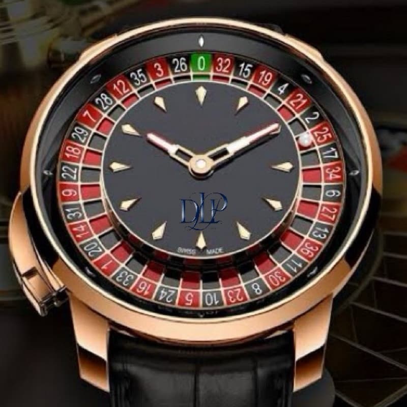 Relógio Masculino Jacoobs Cassino Pulso em Couro Envio Rápido