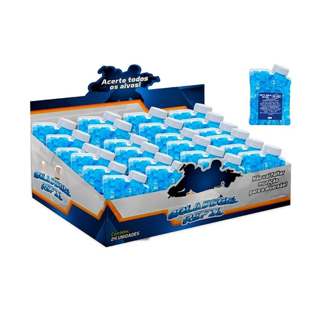 Bola de Gel 2.000un Para Arma Gel Ball Munição Refil só bolinhas