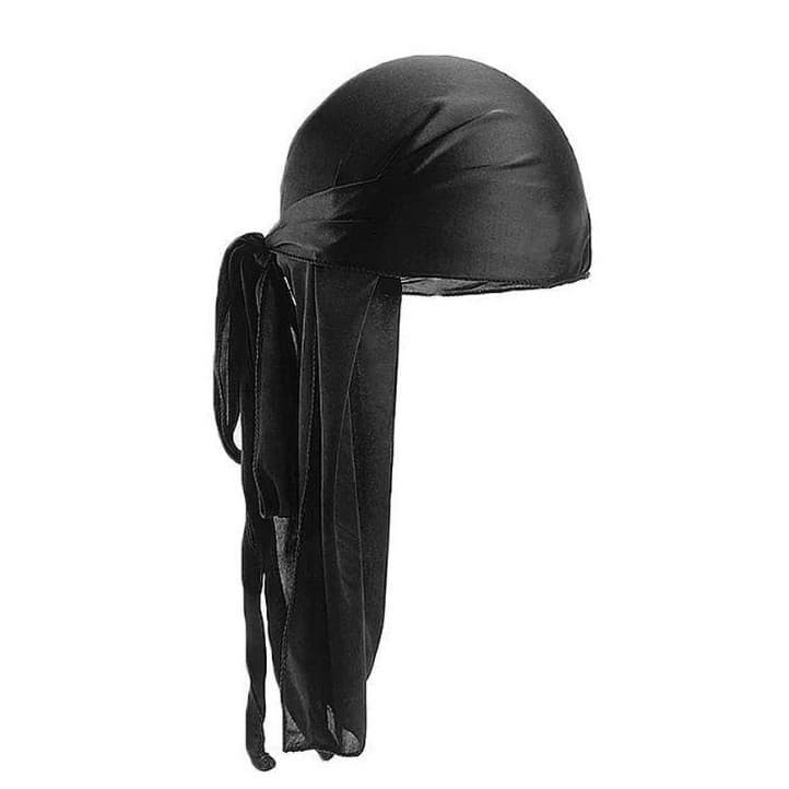 Bandana Durag Dureg Preta Original Para Wazes Barbearia Barber