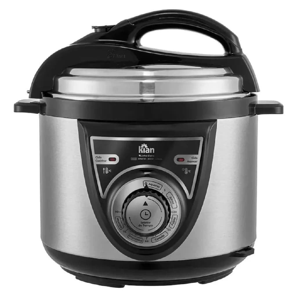 Panela De Pressão Elétrica 4l Inox PPM101