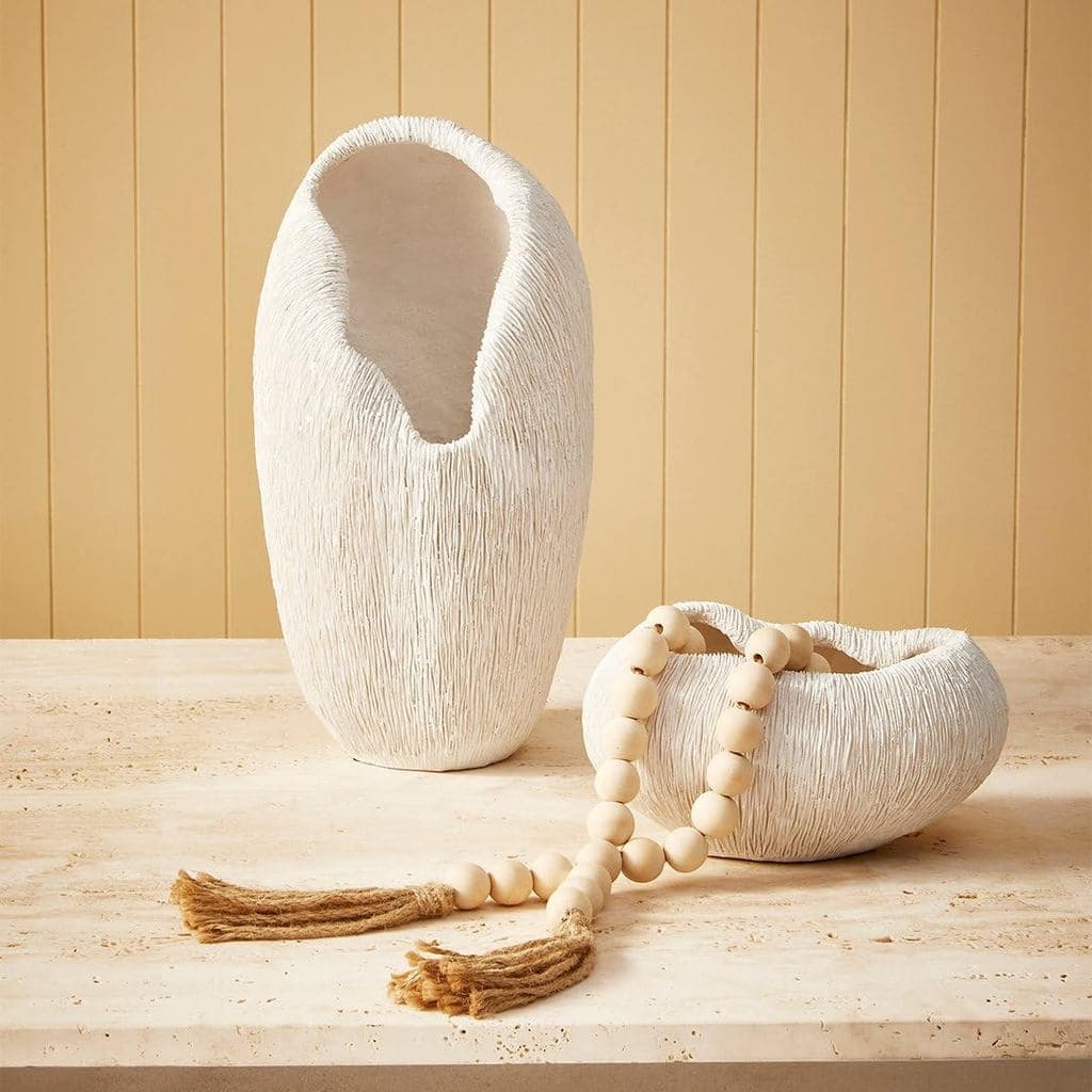 Colar de decoração em Madeira Cru - 50cm