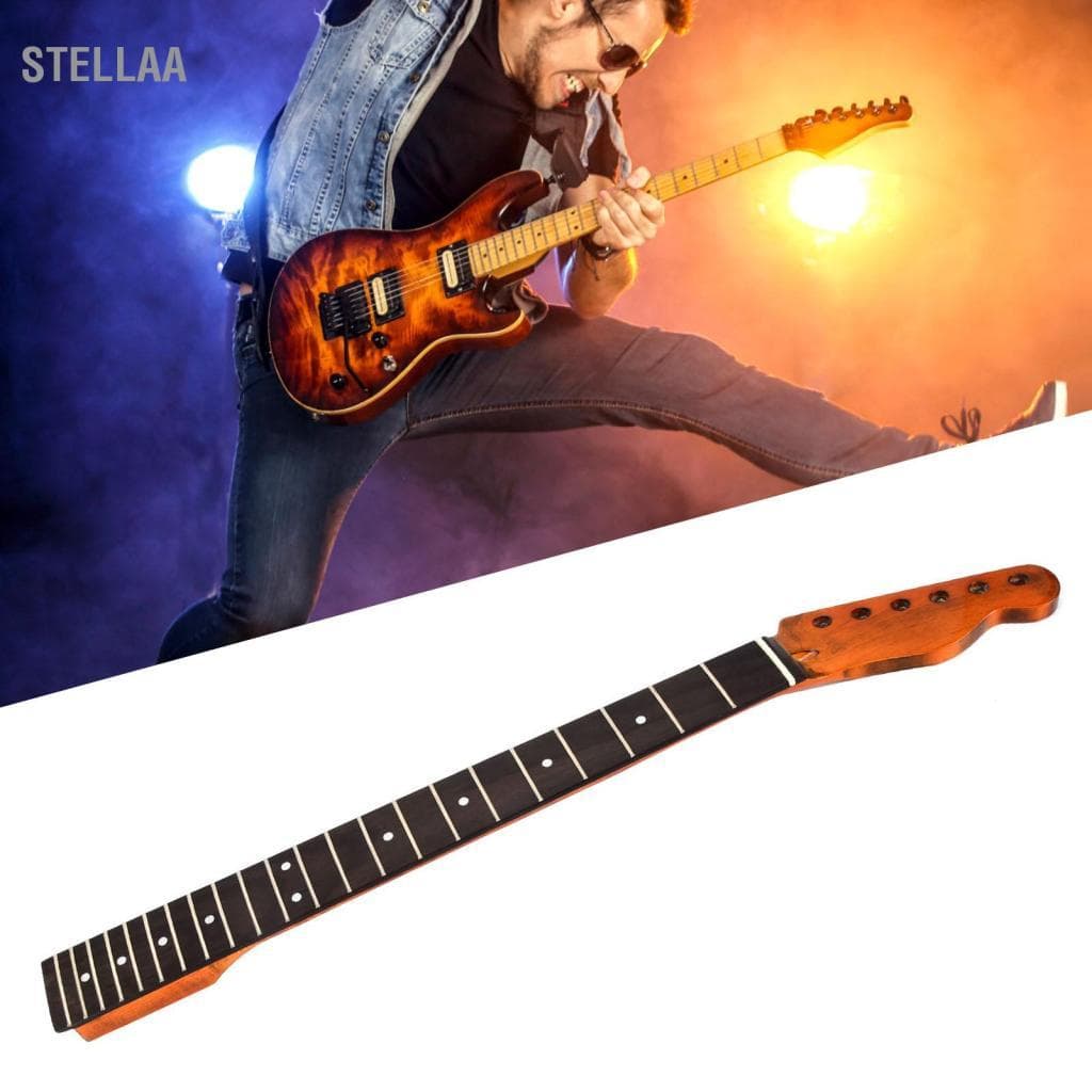 Stellaa Rosewood Fretboard Guitar Neck Fácil instalação para guitarras elétricas TL