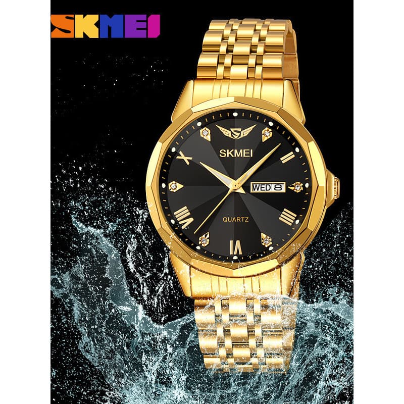 High-End luz de luxo masculino negócios pulseira de aço relógio estudante Casual de alto valor à prova dwaterproof água