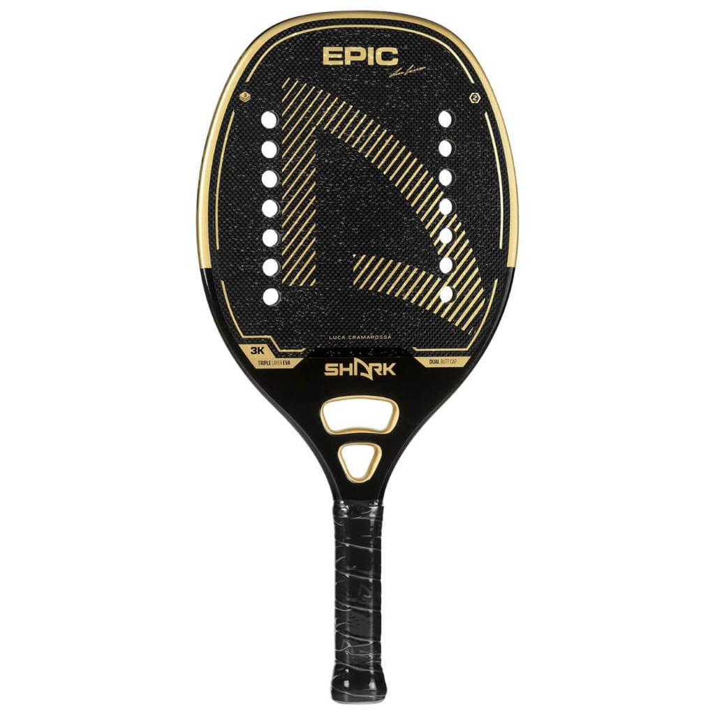 Raquete de Beach Tennis Epic 22mm Luca Cramarossa - Shark