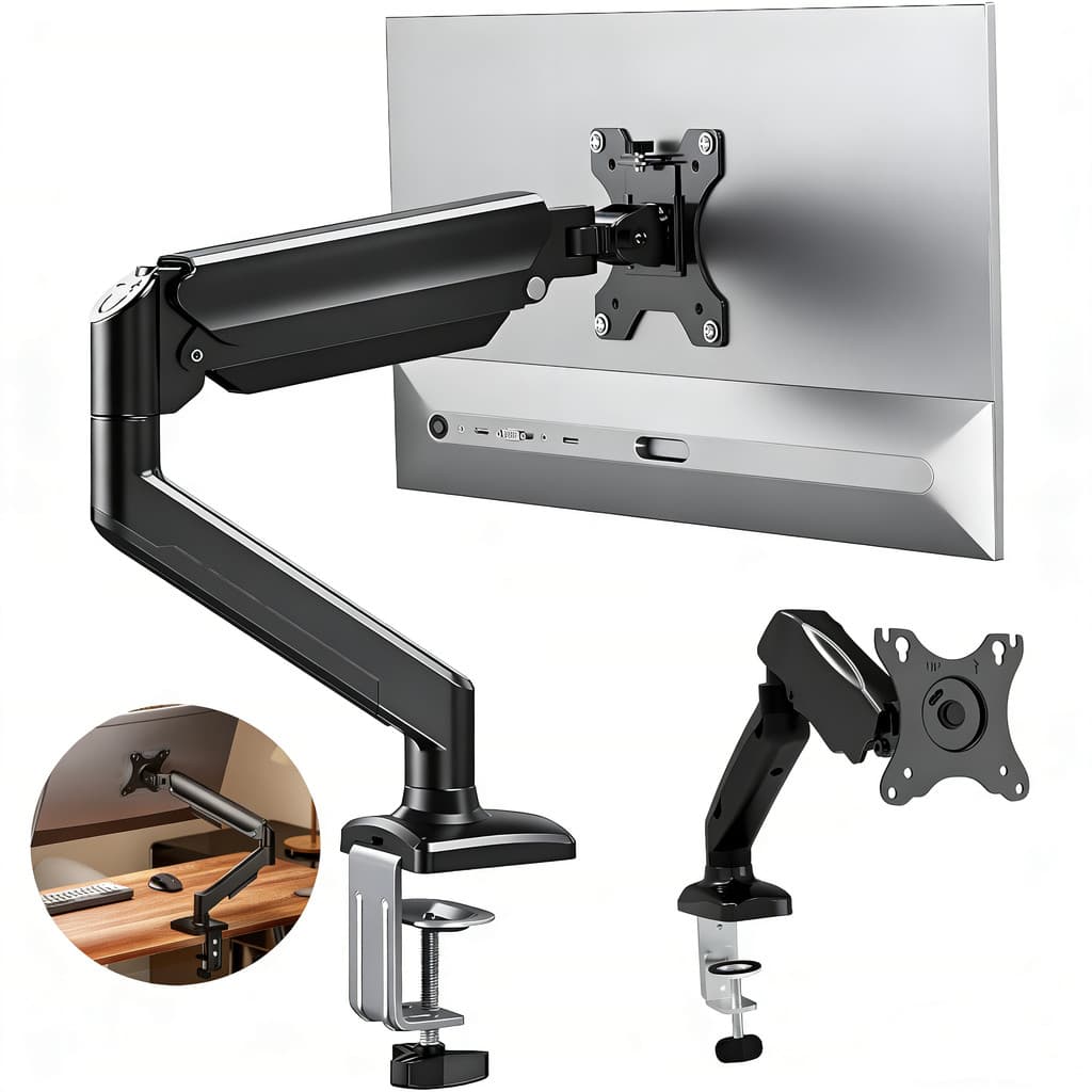 Suporte De Monitor Articulado 10-27 polegadas Para Tv/monitor Braço Articulado Ajuste Altura U1