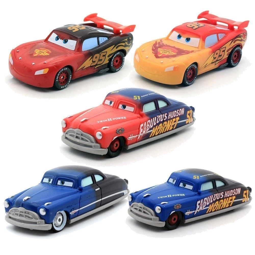Pixar Carros Relâmpago McQueen Hudson Hornet Água Mudança De Cor Carro De Brinquedo Presente Disney