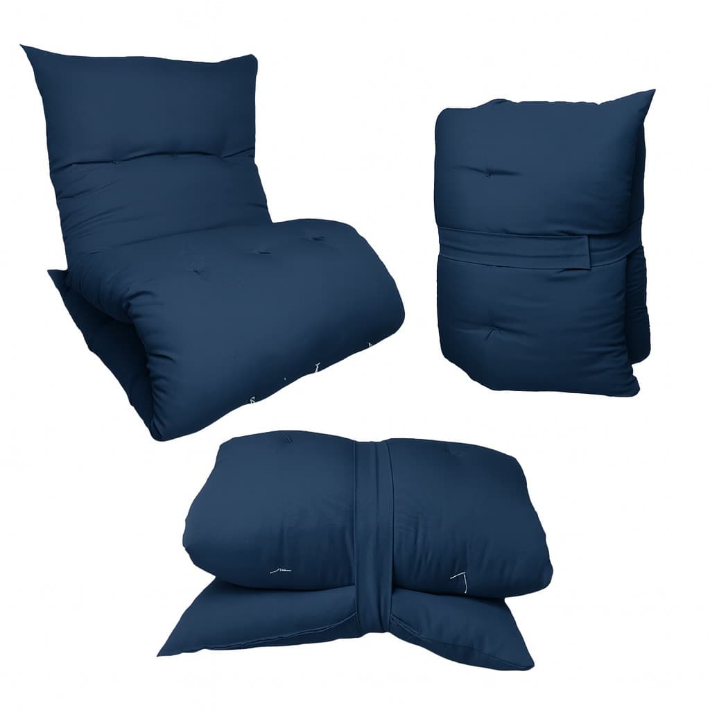 Almofada Futon Dobrável 170x60x9 Colchonete Dobravel Futon Uso Versatil Meditação Sofá Visita Chão acampamento