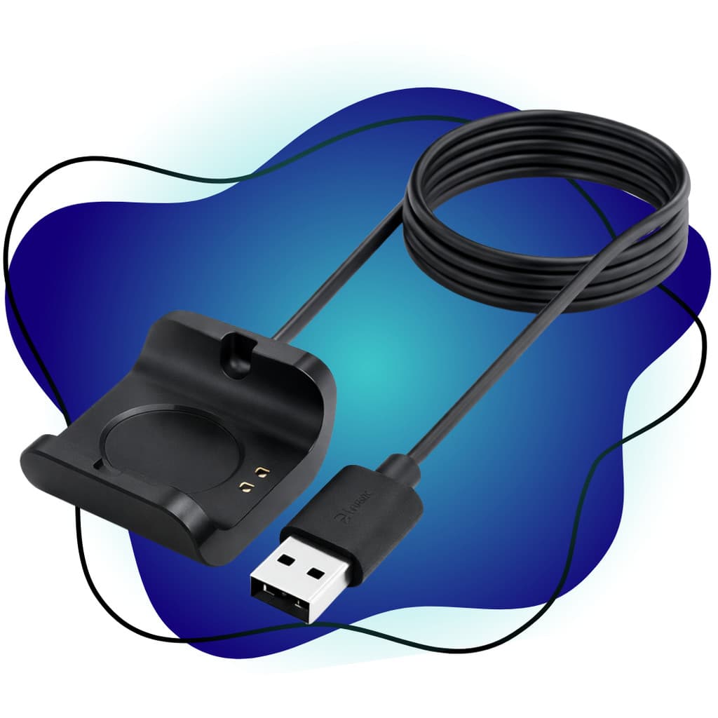 Carregador Para Xiaomi Amazfit Bip S A1821 +  A1805 + A1916 Cor Preto