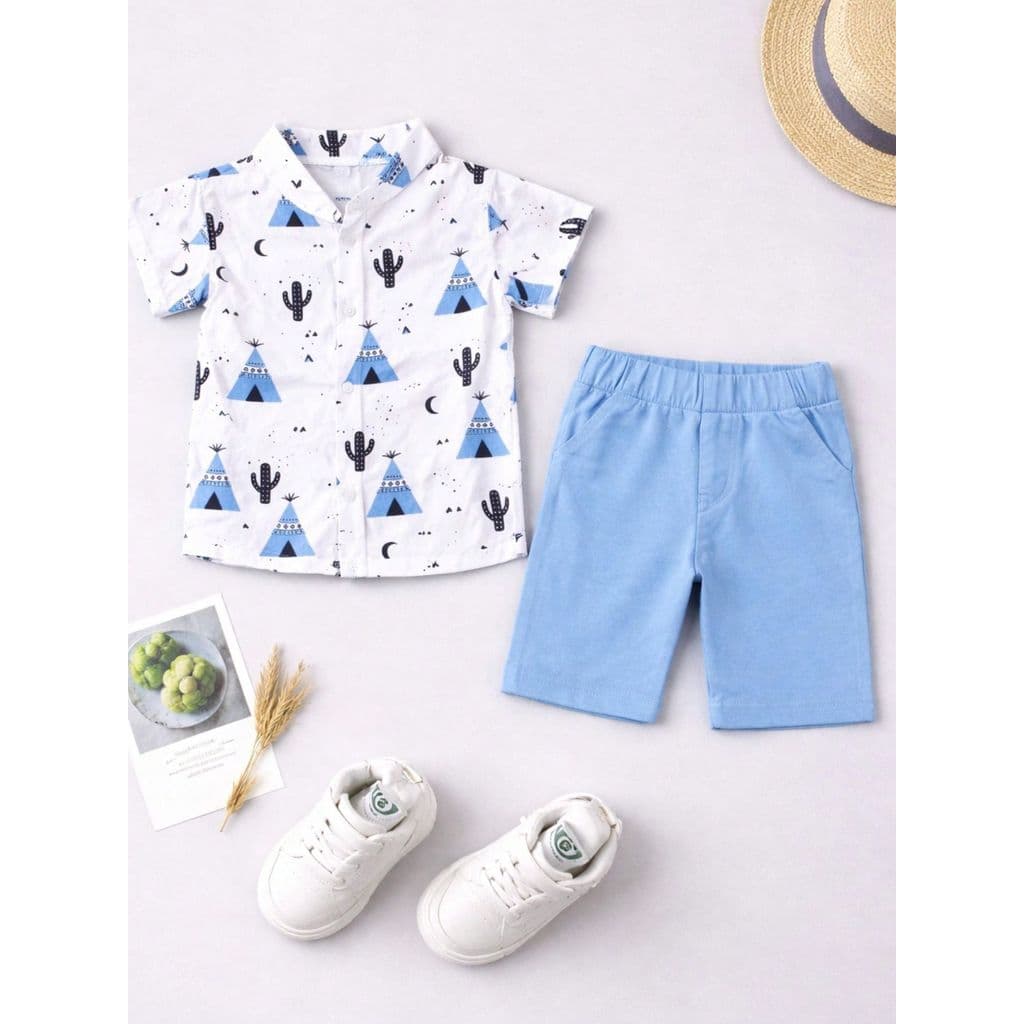Conjunto de Bebê Camisa + Shorts Oliver