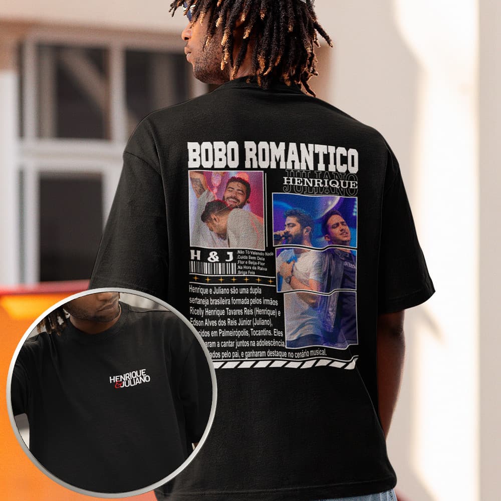 Camiseta Henrique E juliano Biografia Camisa Cantor Sertanejo Unissex Exclusiva Algodão Premium Infinity