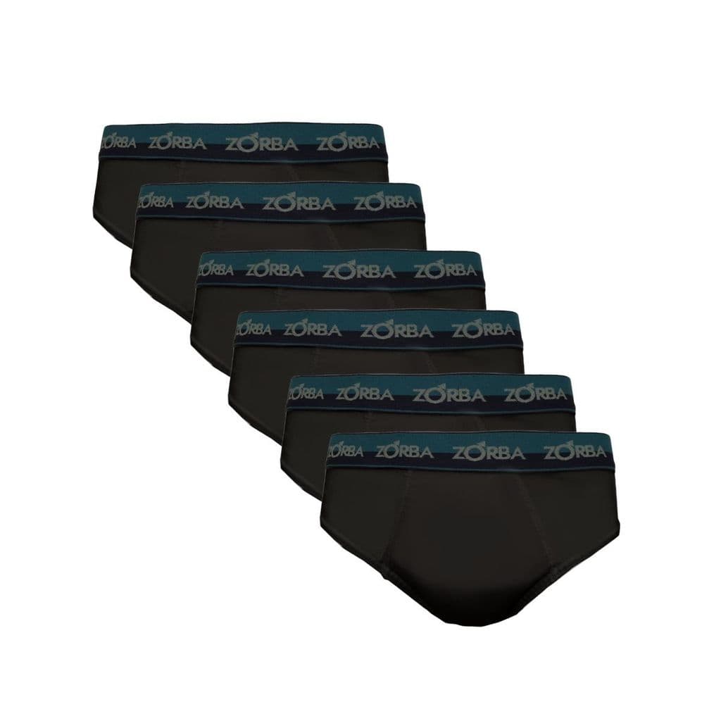 Kit 6 Cuecas Zorba Slip Max 764 - Plus Size