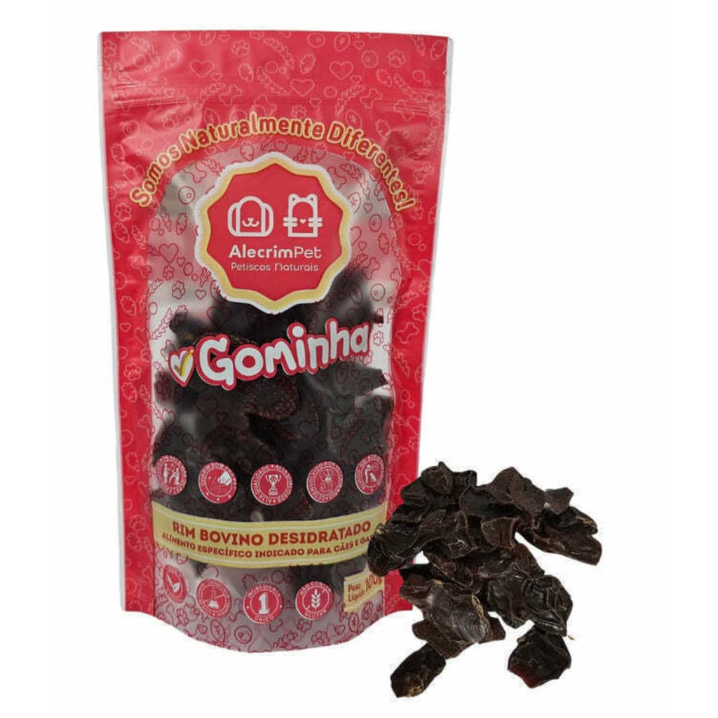 Gominha Rim Bovino 100g -Petisco Natural para Cães - Alecrim