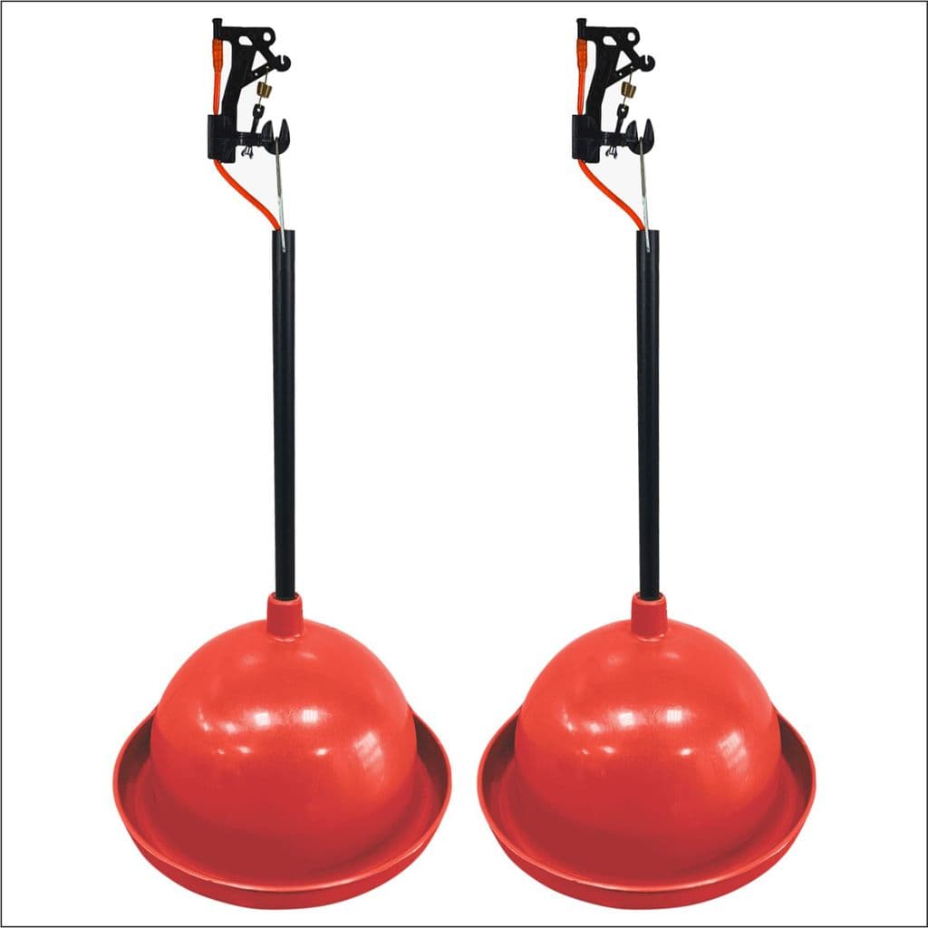 Kit 2 Bebedouro Frango Aves Pendular Automático Resistente