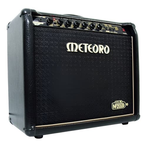 Cubo Amplificador Guitarra Meteoro Nitrous Gs100 Rms Cubo Profiss Preto 127/220v