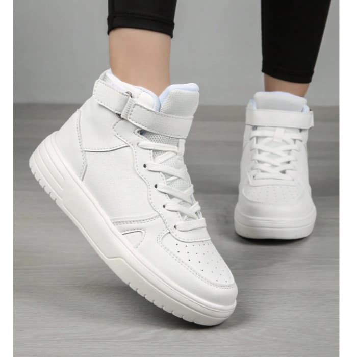 Bota Tênis Casual Branco 26 ao 43 Adulto e Infantil Masculino Feminino Confortável