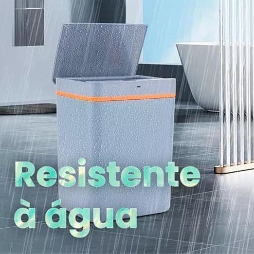 Lixeira Inteligente Recarregável 12 Litros Sensor Automático Banheiro Cozinha Escritório Moderna