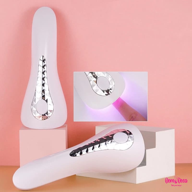 Mini Cabine Secagem Unha Gel LED UV Portátil Mini Estufa tipo Lanterna