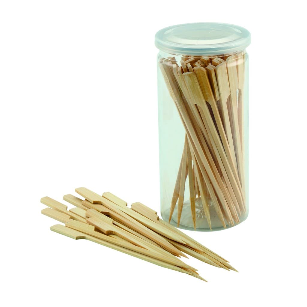 Espeto Para Churrasco Bambu 110 Unidades Naterial