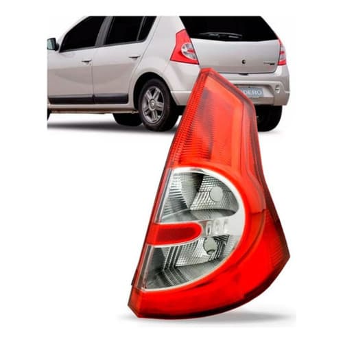 Lanterna Traseira Renault Sandero 2008 09 2010 2011 Bicolor