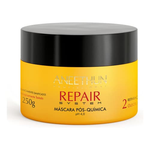 Máscara Nutrição Pós Quimica Repair System Aneethun 250gr E.B