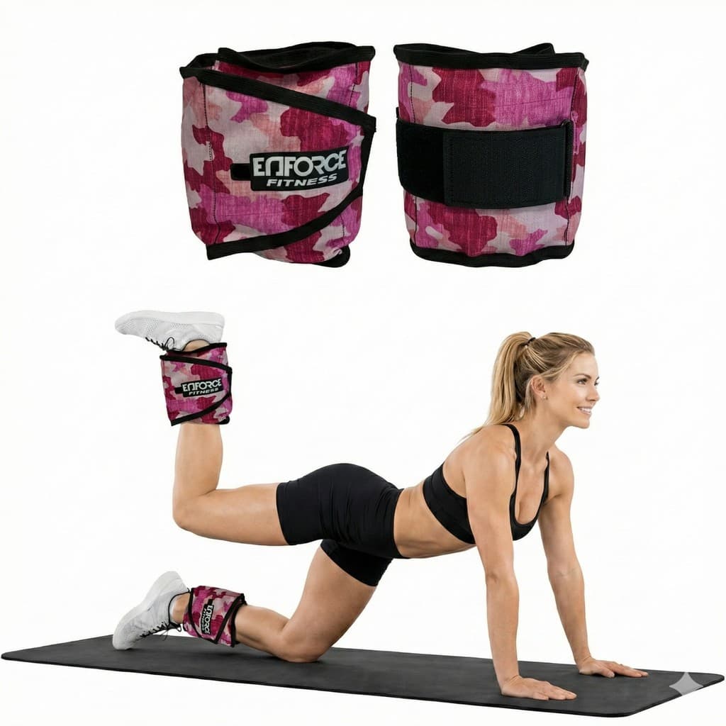 Par Caneleira Peso 4kg Treinar pernas Treinar em Casa Tornozeleira Rosa