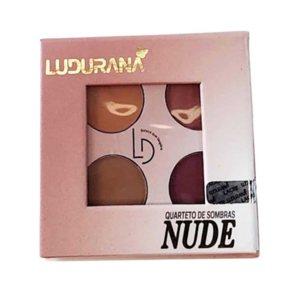 Quarteto De Sombra Ludurana Nude Matte 4 Cores