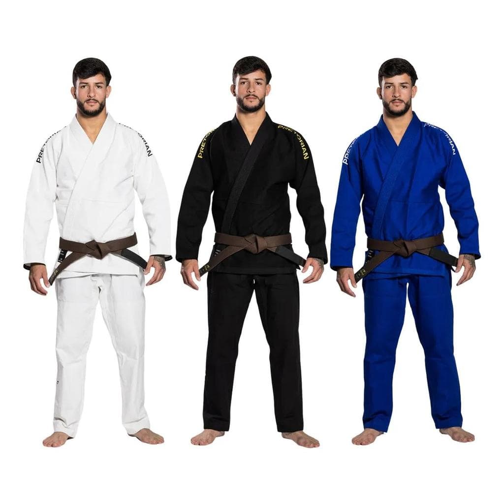Kimono Jiu Jitsu Pro 550g Adulto Pretorian Azul A1