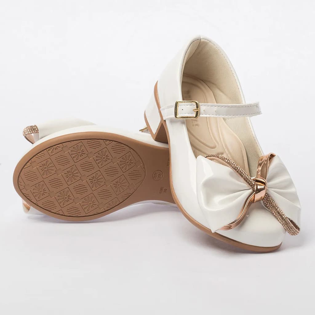 Sapato Infantil Menina Salto Boneca Festa Daminha Luxo Moda