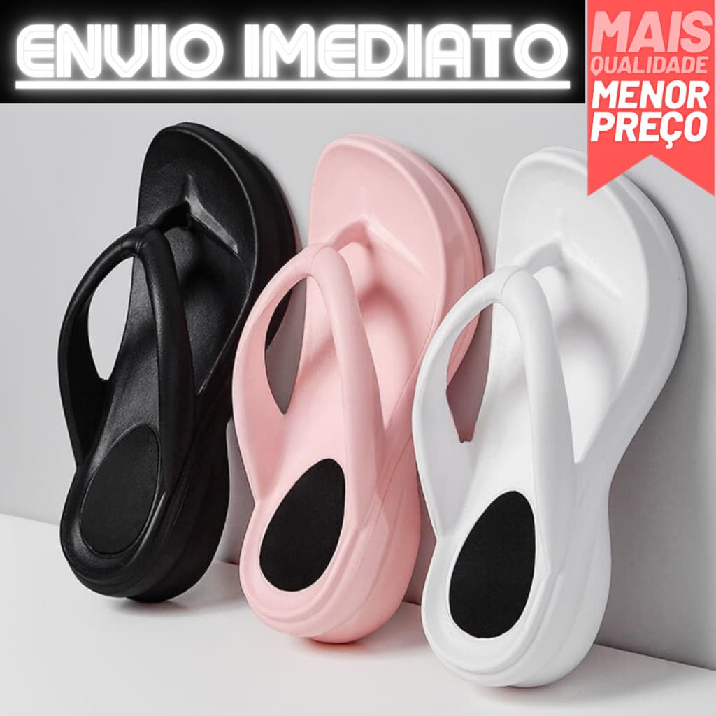 Chinelo Feminino Tamanco Idoso Ortopédico Macio Esporão Leve e Confotável Várias Cores