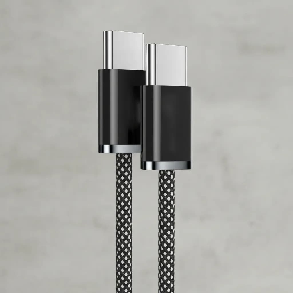 Cabo Original Hrebos Usb-c 1,5m Turbo 60w Trançado em Nylon Turbo