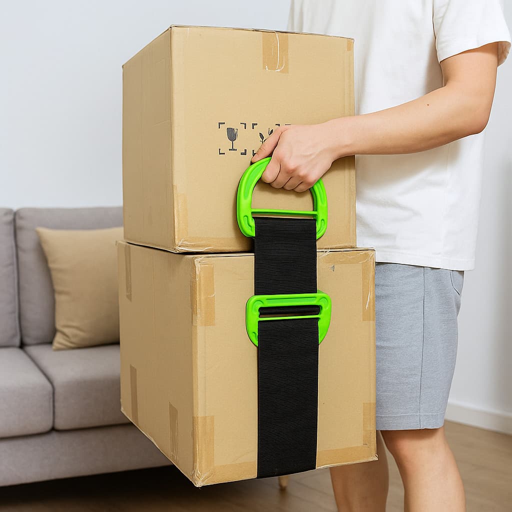 Kit 2Cinta Para Levantar Carga Manual Elevação Ajustável Pesado Peso Levantamento Trabalho Até 120KG
