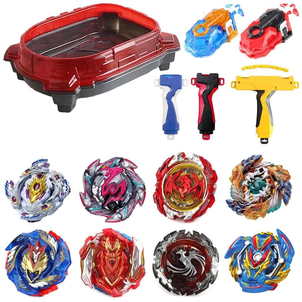 Gyro Bey Burst 6 # Set Piões Com Estádio Esportivo Competitivo Conjunto Para Atacando Defender Playable Por 1 Ou Brinque