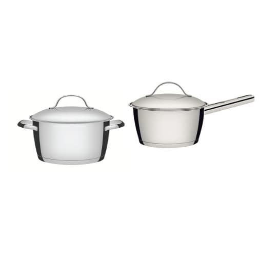 Jogo de Panelas Inox Fundo Triplo 2 peças Allegra Tramontina