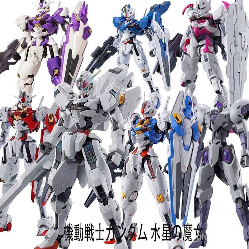 Gundam The Mercury Witch Mobile Fact HG 1/144 Calibarn Michaelis Modelo Montagem Brinquedos 7U5E-&-* YXAM F1LF