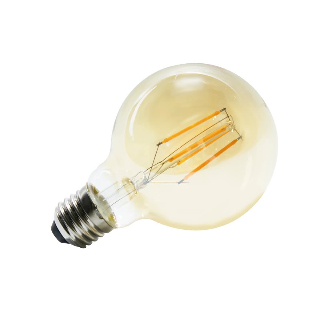 Lâmpada Filamento Led G80 4w Vintage Amarelo E27 100-240V