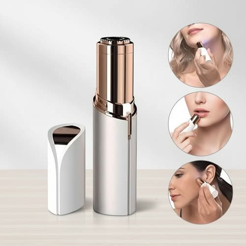 Depilador Portatil Facial Busto Rosto Axilas Indolor Bigode