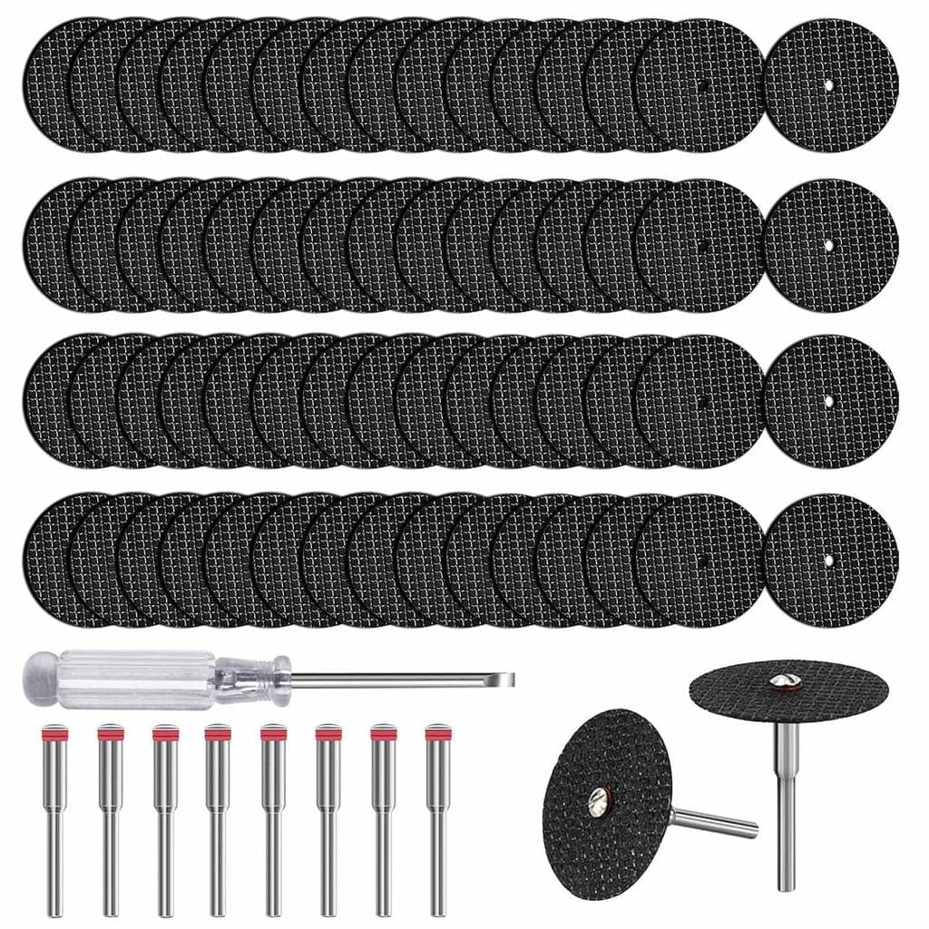 Conjunto de Discos de Corte para Ferramenta Rotativa Dremel, 60 peças de Discos de Corte para Ferramenta Rotativa de 1-1