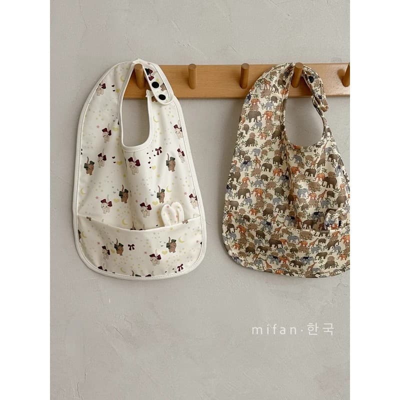 Estilo coreano ins babador coelho arroz bolso bebê à prova dwaterproof água descartável bebê comer macacão Anti-sujo col