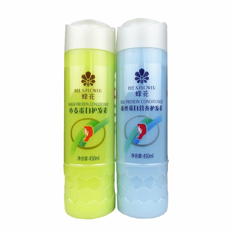 Condicionador de proteína de trigo de abelha Condicionador nutricional de proteína de seda 450ml melhora o Frizz de secu
