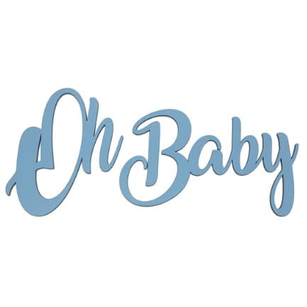 Decoração de Parede para Chá Revelação OH BABY