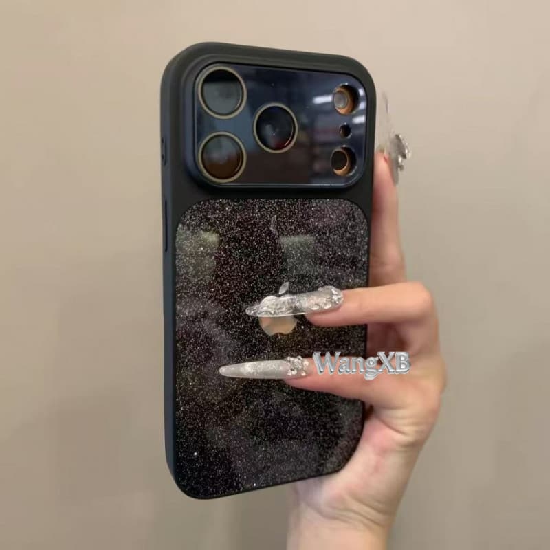 Nova Capa De Telefone Feminina Brilhante Para iPhone 17 , 16 , 15 , 14 E 13 ProMax Vem Com Uma Lente