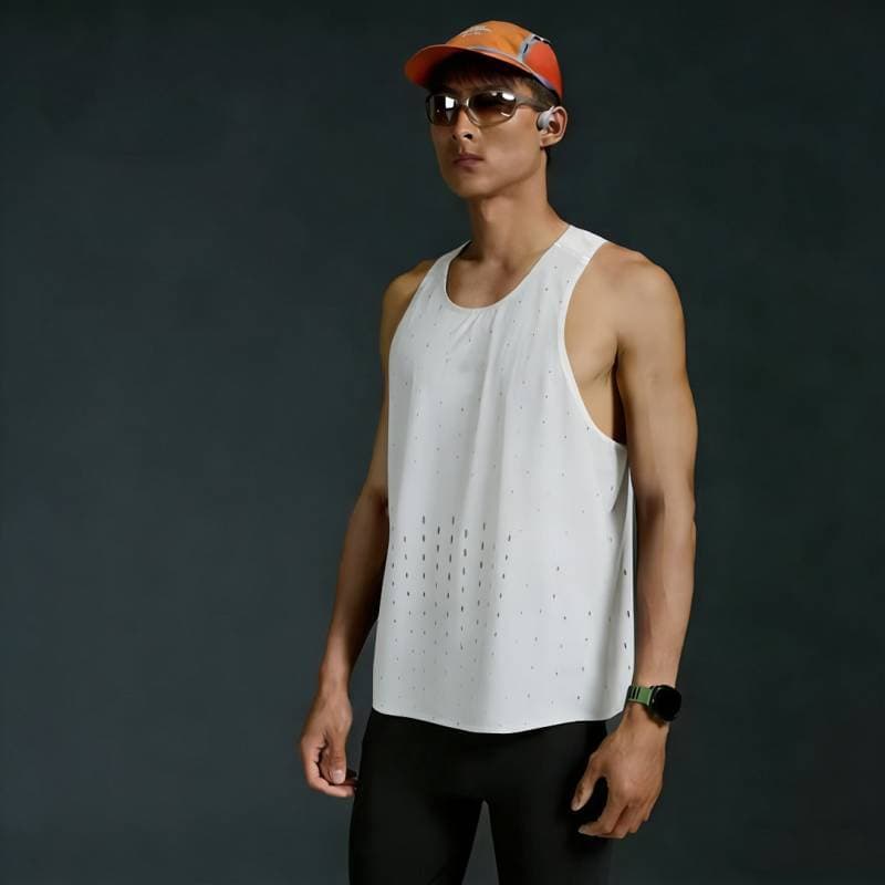 [Venda quente 999 +] colete com buraco de vento 2.0 estilo masculino guia de suor mestre maratona colete de secagem rápi