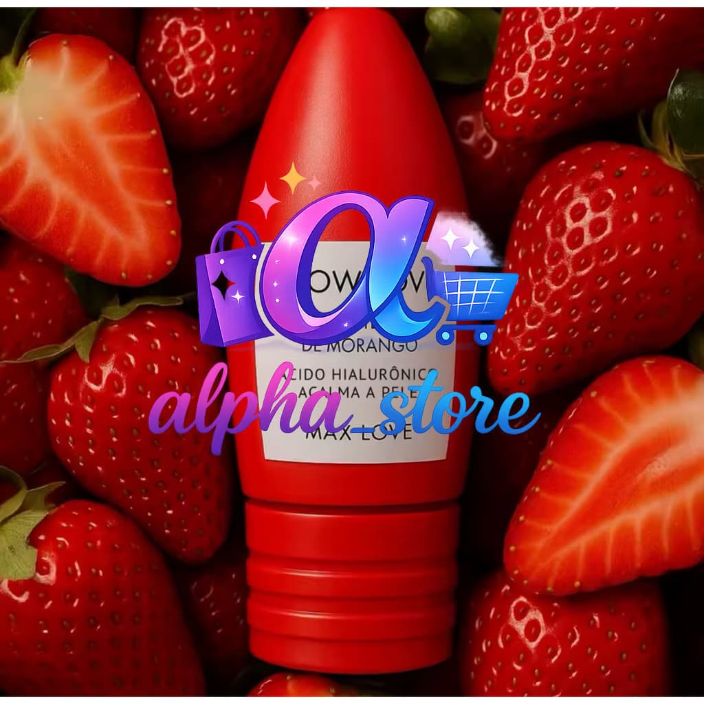 Hidratante Facial De Morango Glow Love - Max LoveLEO6