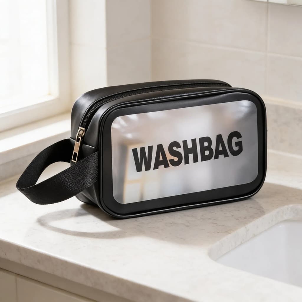 Necessaire Transparente | Organizador De Viagem E Maquiagem