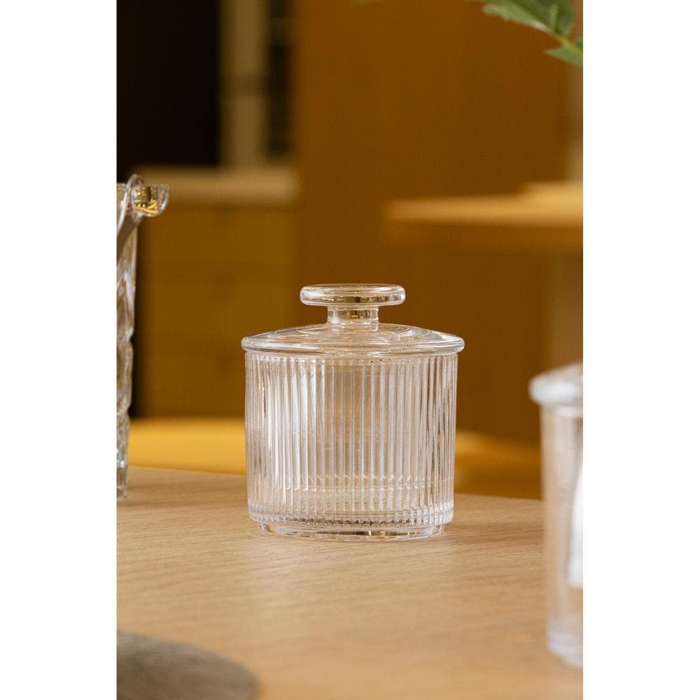 Manteigueira Francesa Wolff Lines 8,5cm x 10cm Cristal