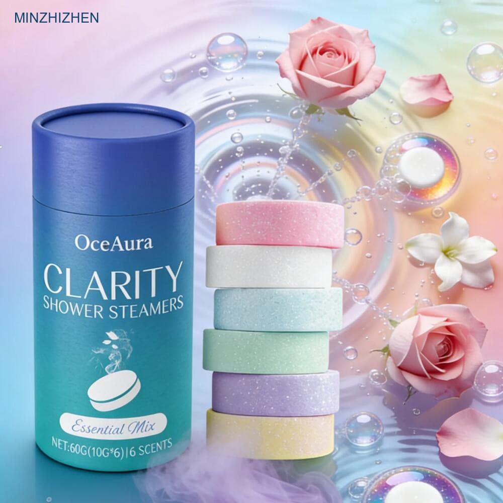 Chuveiro Vaporizadores Aromaterapia 6 Pçs De Longa Duração Lavanda Rosa Comprimidos De Banho Natureza Suave Relaxamento