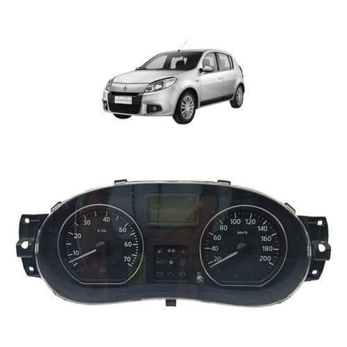Painel Instrumentos Renault Sandero 1.4 2010 Manual